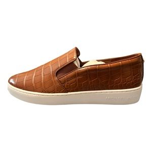 Michael Kors Keaton Crocodile Embossed Slip-on sneaker WMN 10M
